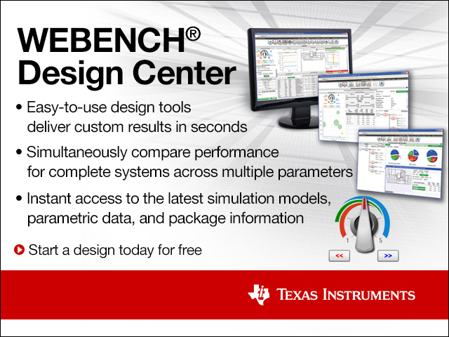 ti webench filter designer